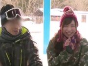 完成された美ボディは圧巻！スキー場で無料エステ体験に騙されたOLに生ハメ中出し！マジックミラー号