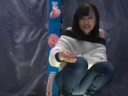「え？何コレヤヴァぃｗ」高速電マにビビる美少女JKに大金握らせて騙しハメ