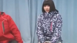 ナマで挿れちゃダメ！妊娠しちゃう！！マッサージ体験中に興奮した男友達に中出しされた大学生！マジックミラー号