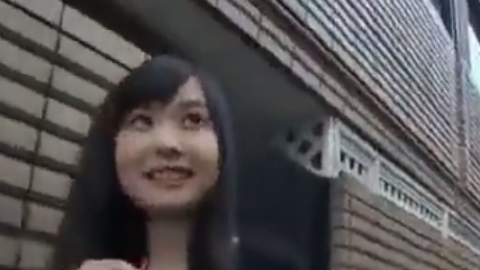 若干ぶりっ子気質のある黒髪美少女が激しいピスハメでしっかり絶頂