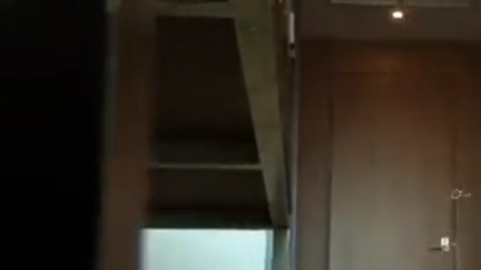 美人な制服CAさんがホテルで美乳おっぱいやおまんこを弄ばれ尻射セックスでイキまくる!