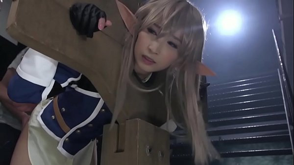 【アニコス】地下牢で拘束されて人間の男達に代わる代わるチ○ポをハメられる爆乳エルフ女将校