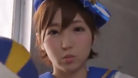 【アニコス】あんスタのコスプレをした佐倉絆ちゃんを緊縛してオチ○ポ無理矢理お口にねじ込んでみたw