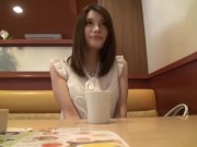 【素人ハメ撮り】ＡＶに出てみたいと応募してきてくれた完璧ボディの細身の巨乳素人娘をホテルでハメ撮りセックス！