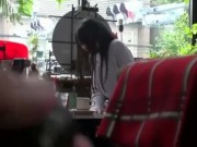 《美少女 リモコンローター》激カワ少女の股間にローター装着、オマンコトロトロにさせてカフェのトイレでハメ撮り