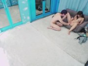 笑顔の素敵な美女JDが初対面チンポに本気で逝かされ幸せ中出し