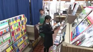 [制服]本屋にいたjkの背後から媚薬チ○ポ挿入！中出し！