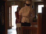 【中出し】働かない夫のせいで居酒屋を切り盛りする美人女将の堪忍袋の緒が切れ不倫SEX