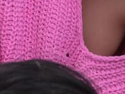 三上悠亜の自宅部屋へエアコンの修理で訪問すると猛暑で汗だく濡れ濡れなタンクトップからオッパイ丸出しで誘ってきて思わずレイブ