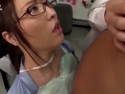 「これ面白いですーｗ」可愛い女子社員が手コキ射精させた後にふざけ半分で高速亀頭シゴキｗ